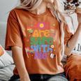 Groovy You Are Safe With Me Lgbtq Pride Month Women's Oversized Comfort T-Shirt Yam