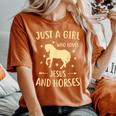 Horse For Girls Ns Horse Lovers Women's Oversized Comfort T-Shirt Yam