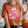 Howdy Southern Western Girl Country Rodeo Cowgirl Disco Women's Oversized Comfort T-Shirt Yam