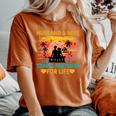 Husband And Wife Travel Partners For Life Beach Traveling Women's Oversized Comfort T-Shirt Yam