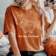 But Now I'm Found Christian Print Women's Oversized Comfort T-Shirt Yam