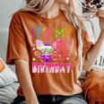 Its My 8Th Birthday Candy Candyland Birthday Girl 8 Year Old Women's Oversized Comfort T-Shirt Yam