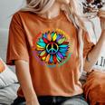 Kindness Peace Equality Love Hope Rainbow Human Rights Women's Oversized Comfort T-Shirt Yam