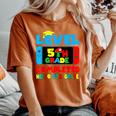 Level 5Th Grade Completed Hello 6Th Grade Last Day Of School Women's Oversized Comfort T-Shirt Yam