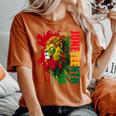 Lion Junenth African American Black Lion 1865 Women's Oversized Comfort T-Shirt Yam