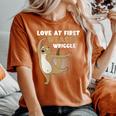 Love At First Weasel Wriggle For Weasel Lovers Women's Oversized Comfort T-Shirt Yam