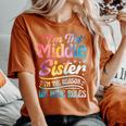 Middle Sister I'm The Reason We Have Rules Matching Women's Oversized Comfort T-Shirt Yam