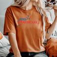Miss Americana Fourth Of July Apparel Retro Independence Women's Oversized Comfort T-Shirt Yam