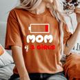 Mom Of 2 Girls 2 Daughters Mommy Of Two Girls Mother Women's Oversized Comfort T-Shirt Yam