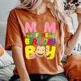 Mom And Dad Birthday Boy Monkey Family Matching Women's Oversized Comfort T-Shirt Yam