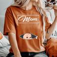 Mom Est 2024 Promoted To Mom 2024 Mother 2024 New Mom 2024 Women's Oversized Comfort T-Shirt Yam