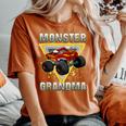 Monster Truck Grandma Monster Truck Are My Jam Truck Lovers Women's Oversized Comfort T-Shirt Yam