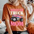 Monster Truck Mom Truck Lover Mom Women's Oversized Comfort T-Shirt Yam
