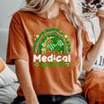 One Lucky Medical Assistant Rainbow St Patrick's Day Women's Oversized Comfort T-Shirt Yam