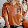 Peace Sign Love 60S 70S Costume Groovy Flower Hippie Party Women's Oversized Comfort T-Shirt Yam