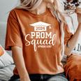 Prom Squad 2024 Graduation Prom Class Of 2024 Proud Aunt Women's Oversized Comfort T-Shirt Yam