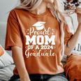 Proud Mom Of A 2024 Graduate Graduation Family 2024 Women's Oversized Comfort T-Shirt Yam