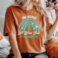 Ptsd Awareness In June We Wear Teal Men Women's Oversized Comfort T-Shirt Yam