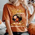 A Queen Was Born In June Birthday Costume For Women Women's Oversized Comfort T-Shirt Yam