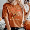 A Queen Was Born In May Girls Batterfly May Birthday Women's Oversized Comfort T-Shirt Yam