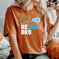 Relax Bro Lacrosse Lax Sloth Women's Oversized Comfort T-Shirt Yam