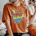 Retro Student Council Vibes Groovy School Student Council Women's Oversized Comfort T-Shirt Yam