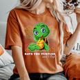 Sksksk And I Oop Save The Turtles Trendy Meme Girls Women's Oversized Comfort T-Shirt Yam