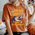 Sneaky Cheeky And Oh-So-Uniquey Weasel Lover Women's Oversized Comfort T-Shirt Yam