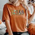 Texas For Cactus Texas For Girl Texas Yall Women's Oversized Comfort T-Shirt Yam
