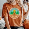 Welcome To Camp Morning Wood Artisan Sawdust Woodworking Women's Oversized Comfort T-Shirt Yam