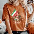 When In Rome Beautiful Woman Italy Women's Oversized Comfort T-Shirt Yam