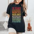 19 Years 228 Months Of Being Awesome Vintage 19Th Birthday Women's Oversized Comfort T-Shirt Black