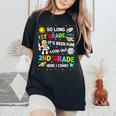 1St Grade Graduation So Long 1St Grade Astronaut Space Women's Oversized Comfort T-Shirt Black