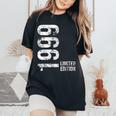 25Th Birthday 25 Years Old Man Woman Vintage 1999 Women's Oversized Comfort T-Shirt Black