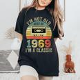 55 Year Old Vintage 1969 55Th Birthday Cassette Tape Women's Oversized Comfort T-Shirt Black