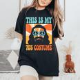 This Is My 70S Costume Groovy Hippie Theme Party Outfit Men Women's Oversized Comfort T-Shirt Black