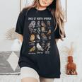 Animals Of The World Owls Of North America Owl Lover Women's Oversized Comfort T-Shirt Black