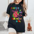 Baby Melon Brother Of The Birthday Girl Watermelon Family Women's Oversized Comfort T-Shirt Black