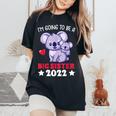 Become Big Sister 2022 Koala Women's Oversized Comfort T-Shirt Black