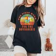 The Birds Work For The Bourgeoisie Vintage Retro Women's Oversized Comfort T-Shirt Black