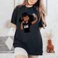 Black Woman Graduate Seniors Class Of 2024 African American Women's Oversized Comfort T-Shirt Black