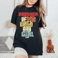 Brother Of The Birthday Girl Vintage Matching Family Party Women's Oversized Comfort T-Shirt Black
