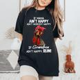 Chicken With Bandana If Mama Ain't Happy Ain't Nobody Happy Women's Oversized Comfort T-Shirt Black