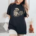 Cluck Around And Find Out Chicken Parody Kawai Animal Women's Oversized Comfort T-Shirt Black