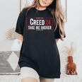 Creed '24 Take Me Higher Support Women's Oversized Comfort T-Shirt Black