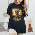 Cyberpunk Girl Solar Eclipse Muncie Indiana In Women's Oversized Comfort T-Shirt Black