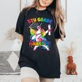 Dabbing 5Th Grade Unicorn Graduation Class Of 2021 Nailed It Women's Oversized Comfort T-Shirt Black