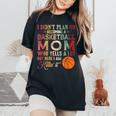 I Didn't Plan On Becoming A Basketball Mom Mother's Day Women's Oversized Comfort T-Shirt Black