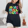 Disco Groovy In My Nina Era Women's Oversized Comfort T-Shirt Black