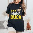Ducks Duck Lover Mama Duck Women's Oversized Comfort T-Shirt Black